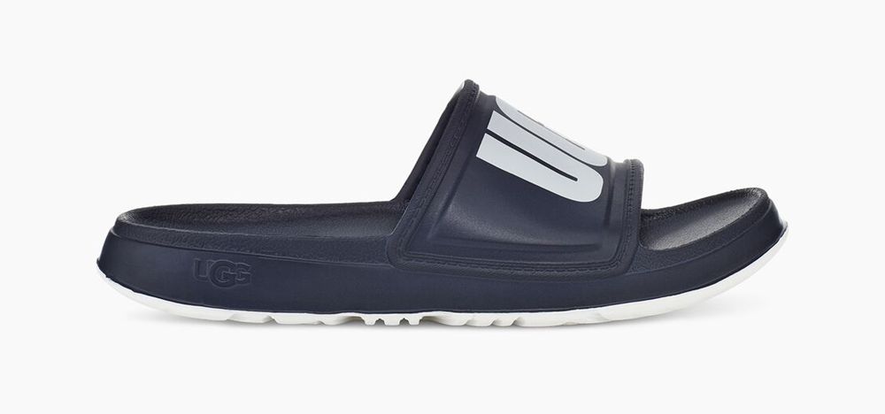 Ugg Slide Mens - Ugg Wilcox Navy - 295CXWDBG